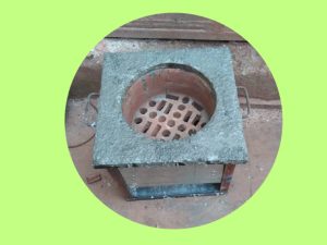 Square Single Burner